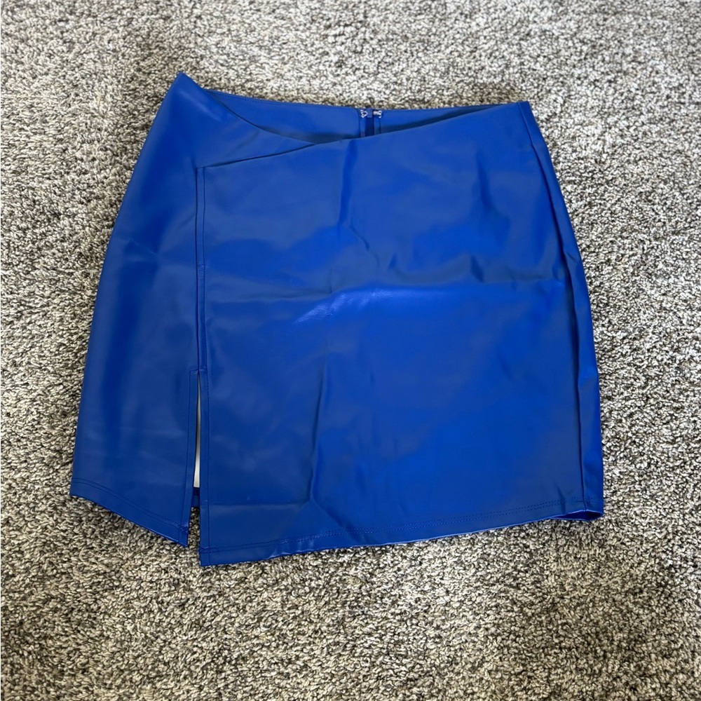 Windsor Leather Mini Skirt